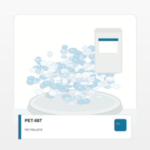 PET Pellets - rPET Food Grade Clear polymer pellets product image