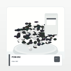 Engineering Pellets - POM Homopolymer Black polymer pellets product image
