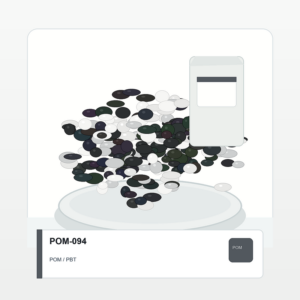 Engineering Pellets - POM Copolymer Black polymer pellets product image