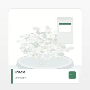 LDPE Pellets - LDPE Recycled Mixed Color polymer pellets product image